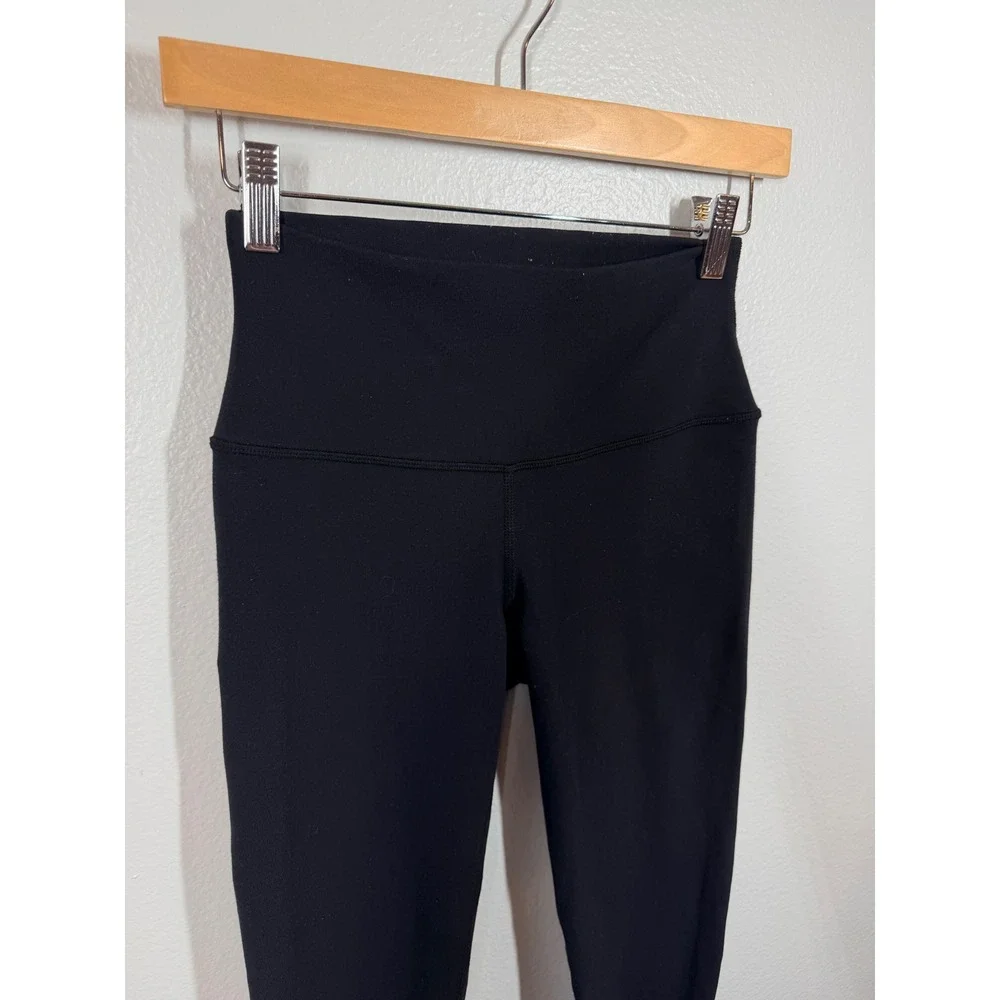 Alo Yoga Leggings Women 6 Black High-Waist Full Length Athletic Yoga